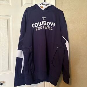 Authentic NFL Cowboys Football Navy Hoodie Men’s size XL EUC